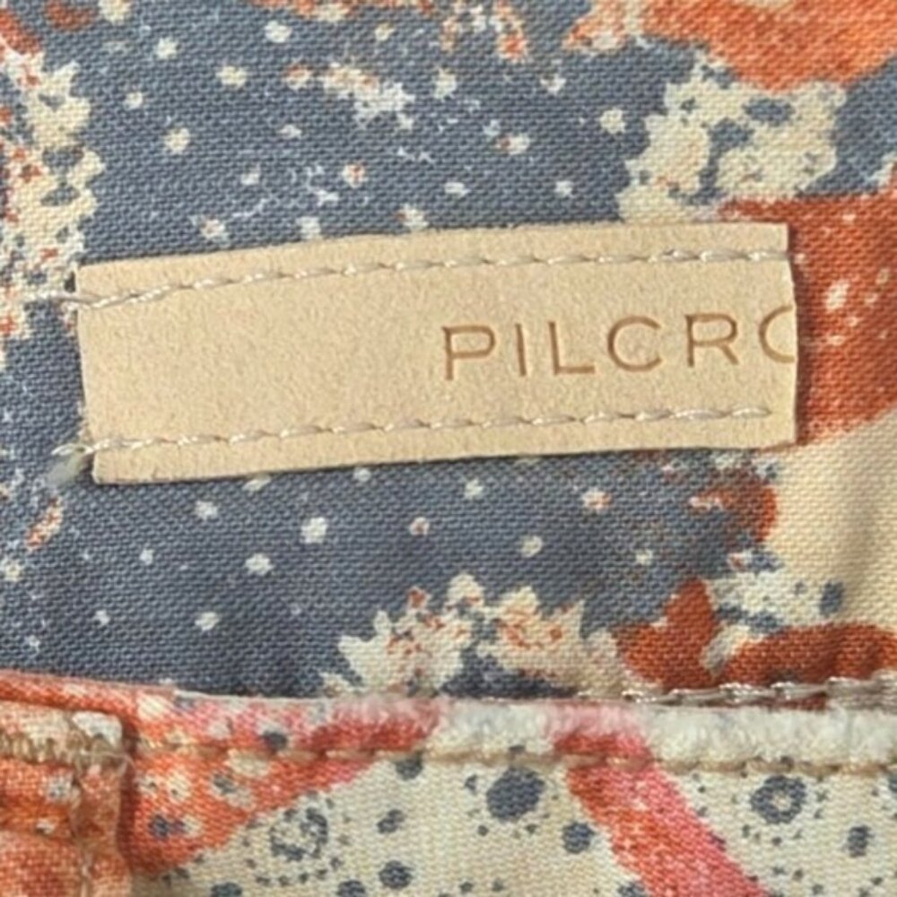 Pilcro The Wanderer Boho Patchwork Denim Shorts Sz 30 Frayed Hem - Picture 5 of 8